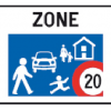 La zone de rencontre est ...