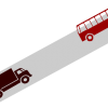 Lors d'un croisement difficile sur une route en pente ...